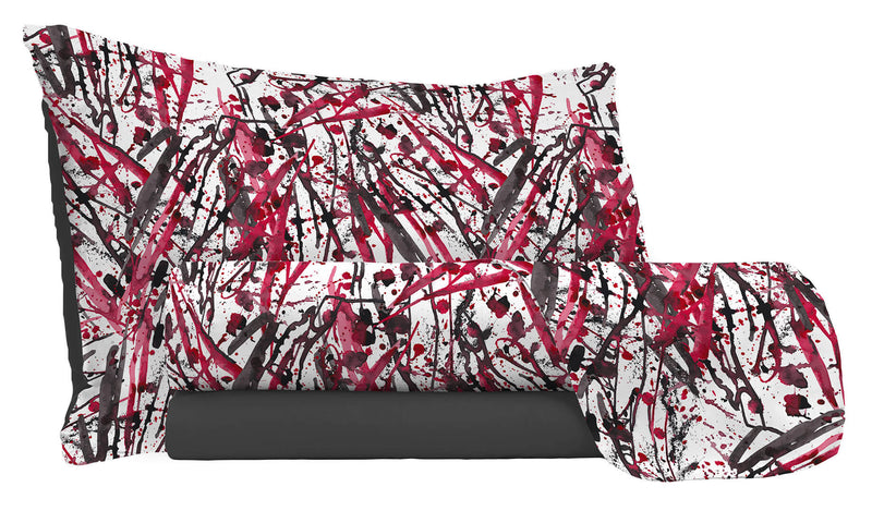 Set Lenzuola con Stampa Sopra Sotto e Federe Crazy Varie Misure