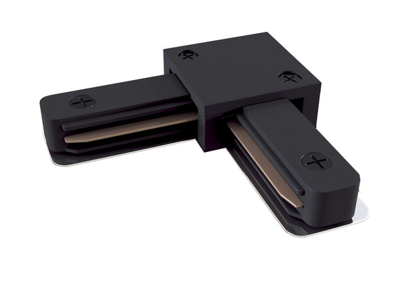 sconto Connecteur en forme de L pour système d'éclairage sur rail monophasé noir