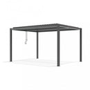 Pergola Bioclimatica 3x4 m in Alluminio Grigio scuro