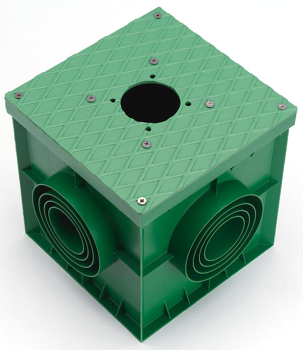 online Pozzetto per Fontana da Giardino 25x25x25 cm in PVC Belfer 42/POZ Verde Erba