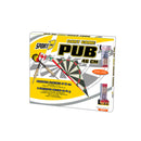 Bersaglio Floccato Ø46x2,5 cm con 6 Freccette Punta in Metallo Multicolore