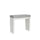 Console Extensible 90-196x40x77 cm en Mélamine Gris et Blanc