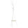 Porte-manteau sur pied pour couloir en acier blanc