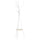Porte-manteau sur pied pour couloir en acier blanc