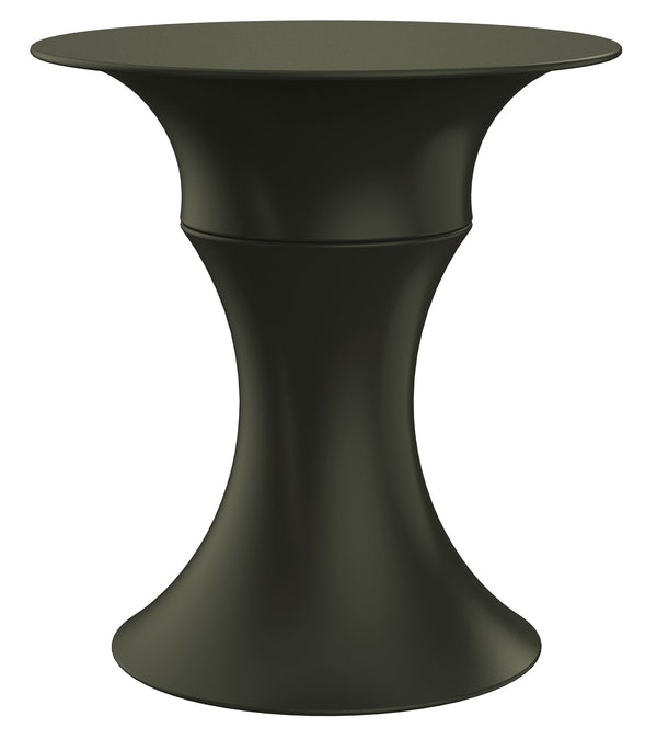 sconto Tavolino da Giardino Componibile Ø37x47 cm in Resina Arkema Olimpo Dove Gray