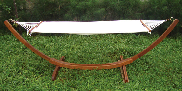 Hamac de jardin avec support en bois 3,2x1x1m Bauer acquista