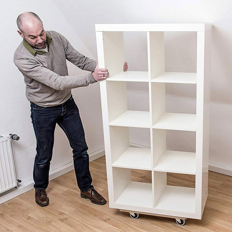 Carrello Pedana con Ruote Sposta Carichi Mobili in Legno Carico Max 150kg Kinzo 