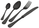 Servizio Set di Posate 24 Pezzi in Acciaio 18/10 PVD Eme Royal Retrò Black