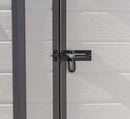Casetta da Giardino Porta Attrezzi 183,5x185x200 cmin Resina Effetto Legno Keter Manor Pent 6x6 Beige