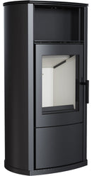 Stufa a Legna 8KW in Acciaio Flig Midland Nera