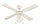 Ventilateur de Plafond avec 4 Pales et Lampe Ø106cm 3 Vitesses Kooper Windy Blanc