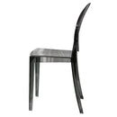 Set 4 Sedie 38x46x90,5 cm in Policarbonato da Interno Elizabet Grigio Fume