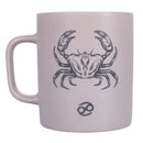 Tazza Zodiaco "cancro" Ø8x10 cm in Bone China VdE Tivoli 1996 Beige