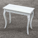 Consolle Allungabile in Legno H77x45x92/305cm Bassano Shabby Chic Bianca Classica