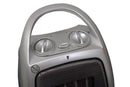Stufa Elettrica Caldobagno 1500W Qlima EFH1500 Silver