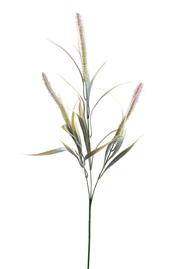 Lot de 24 Plantes Artificielles de Setaria Composées de 3 Branches Hauteur 84 cm Violet sconto