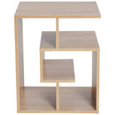 Libreria a 3 livelli in Legno Rovere 45x40x55 cm 