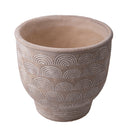 Contenitore Decorativo Disegni Rilievo Ø 23 H 21 cm