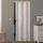 Porte Intérieure Pliante 88,5x214 cm en PVC Saba Jasmin Pin Blanchi