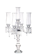 Porta Candele x 5 con Parafiamma Ø 48 H 79 cm