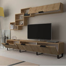 Parete attrezzata LOSTA rovere 210 cm