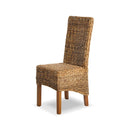 Sedia da Giardino in Fibra di Banano e Mogano Taddei Yangon Marrone