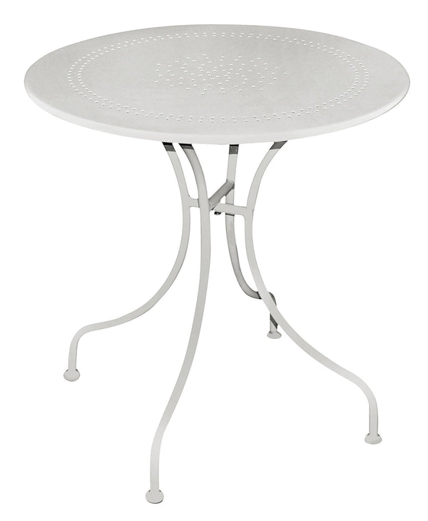 prezzo Table basse de jardin ronde Ø60 cm en fer Peschiera Vorghini ivoire