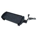 Piastra elettrica 46x20xH8 cm 1600W in alluminio antiaderente