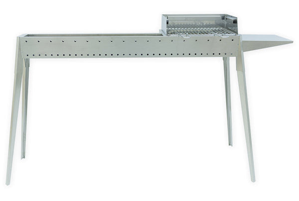 prezzo Cuisinière Arrosticini avec Barbecue à Charbon 120 cm Lisa Luxury Miami Grill 800+400