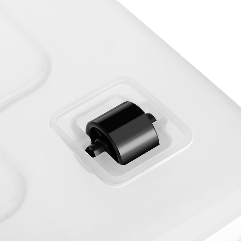 Set 4 Scatole Contenitori Salvaspazio Porta Oggetti da 60L Portaoggetti in Plastica Trasparente