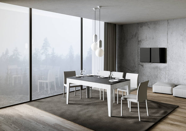 prezzo Table Extensible 160-220x90x77 cm Cico Mix Anthracite Spatule