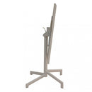 Tavolo Vega 70x70x73 h cm in Acciaio Tortora