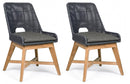 Set 2 Sedie 50x68x86h cm con Cuscini Hesperia Slate
