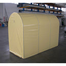 Motobox a Tunnel Copertura Box in PVC per Moto Scooter - 270x120xh155 cm\/Grigio Maddi