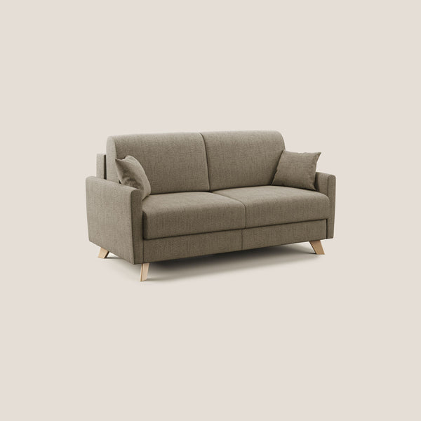 acquista Canapé lit 2 places 160x94x97 cm en tissu marron