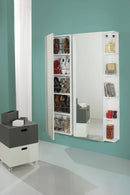 Libreria 6 Ripiani in Melaminico 18x21,8x160cm TFT Sc Bianca