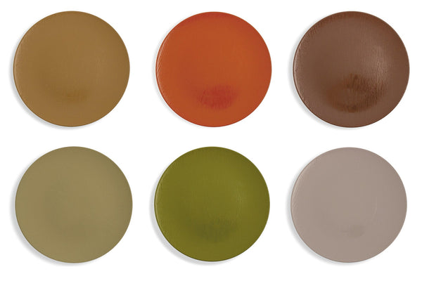sconto Lot de 6 sets de table Ø33x3 cm en plastique VdE Tivoli 1996 Sombrero Light