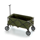 Trolley da Spiaggia in Ferro e Poliestere con Manico Estensibile Taddei Garden Grigio