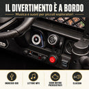 Macchina Elettrica per Bambini Fuoristrada Toyota Fj Cruiser 12V Telecomando Ruote in Gomma e Sedile in Pelle Verde Militare