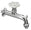 Robinet pour Fontaine de Jardin en Laiton Chromé avec Anneau Coloré Belfer RUB/018 Blanc