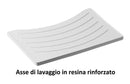 Mobile Lavatoio in Legno 60x50x85cm 2 Ante Forlani Cleanly Bianco