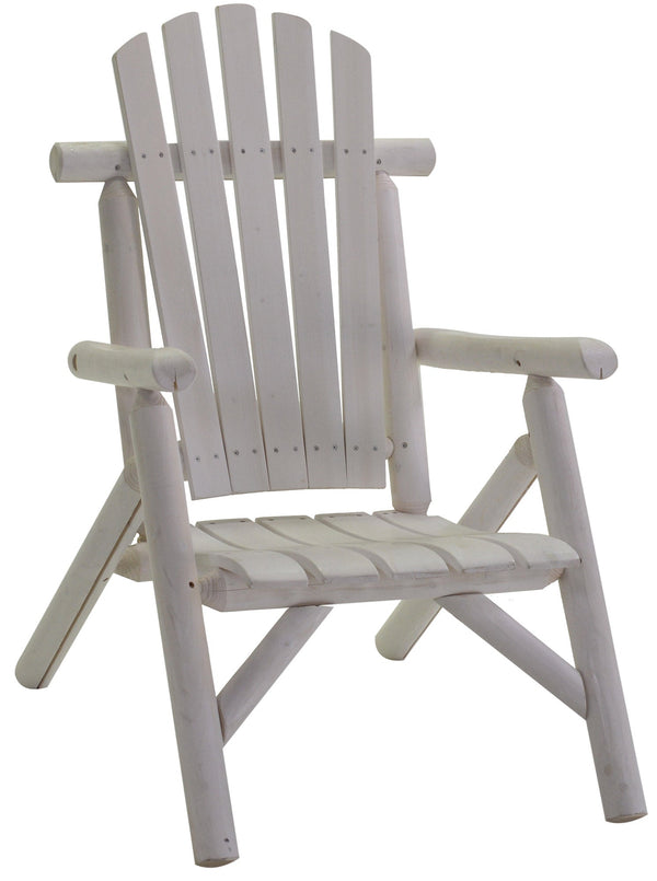 acquista Fauteuil de jardin en bois blanc Adami Kyoto