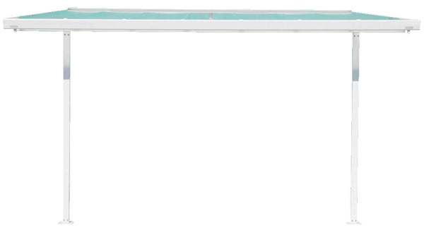 Pergola de jardin en aluminium 5,45x4m avec couverture en polycarbonate Kraus Edera prezzo