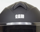 Casco Integrale per Scooter Visiera Lunga CGM Tokyo 301A Nero Opaco Varie Misure