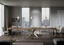 Tavolo Allungabile 180-440x90x77 cm Volantis Premium Noce Telaio 4A 