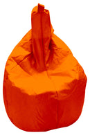 Poltrona a Sacco Pouf in Nylon Arancio Avalli