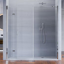 Porta Parete Doccia 1 Anta a Libro in Cristallo Trasparente 6mm H195 Bonussi Lorena Varie Misure