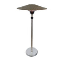 Stufa Elettrica Fungo Riscaldante Infrarossi Saturno Esterno-Interno Regolabile Argento