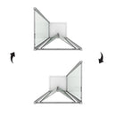 Box Doccia 1 Anta A Libro In Cristallo H198 Fosterberg Fyn Duo