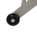 Lettino Prendisole da Giardino 194x63xH31 cm con ruote Oasi ecrù